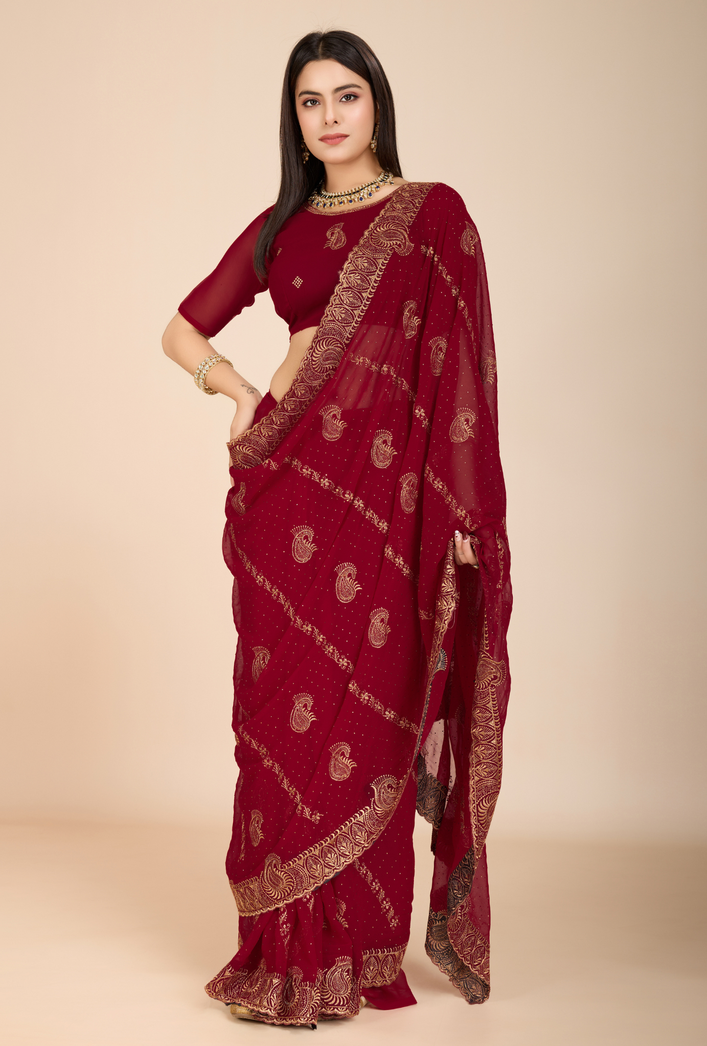 Pure Chiffon Sarees Lightweight & Chic Drapes