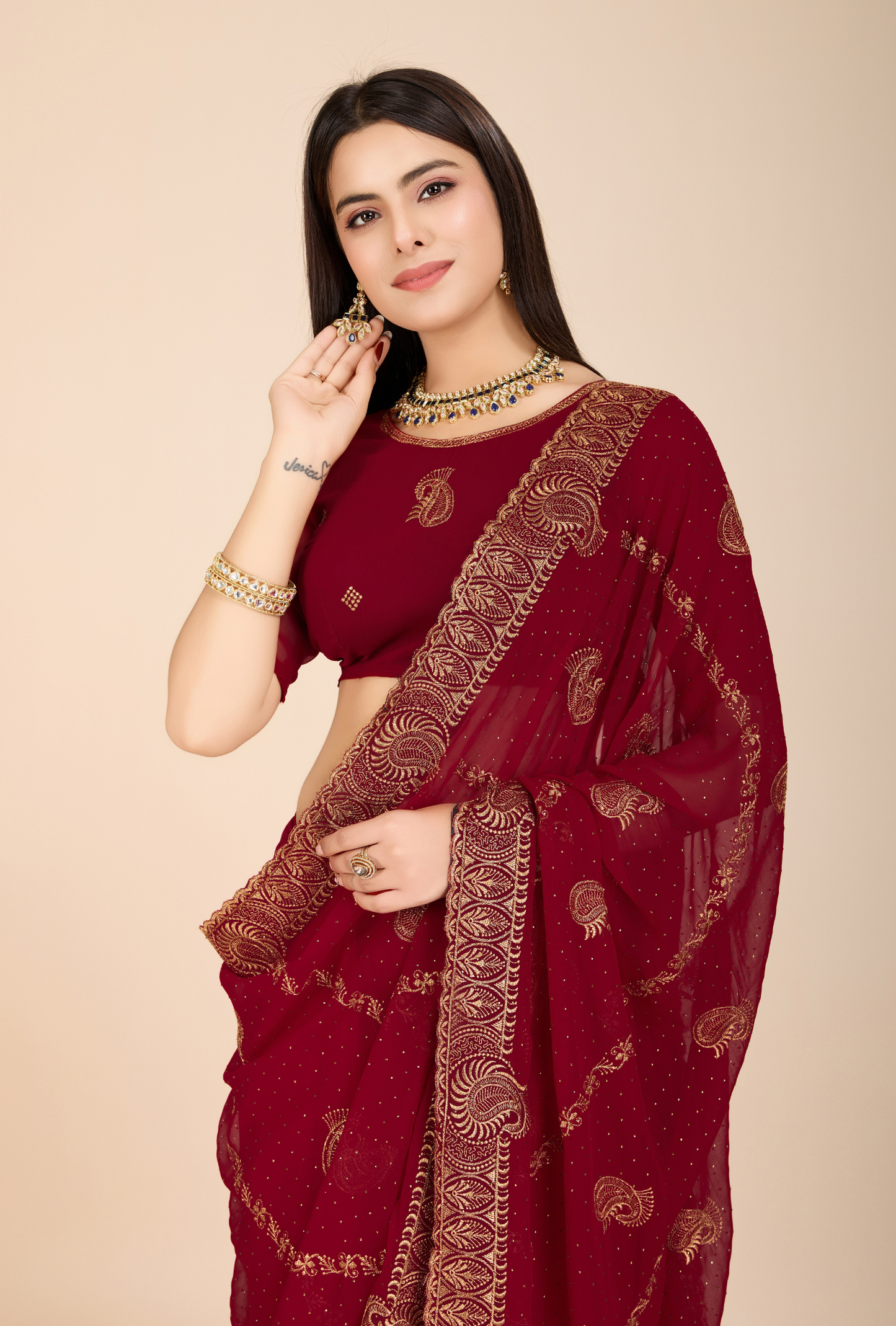 Pure Chiffon Sarees Lightweight & Chic Drapes