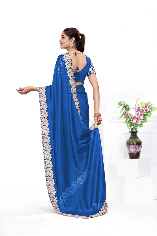 Handcrafted Embroidered Saree for Celebrations