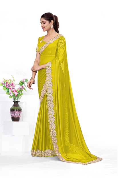 Handcrafted Embroidered Saree for Celebrations