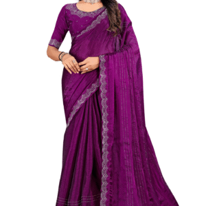 Embellished Beads And Stone Saree