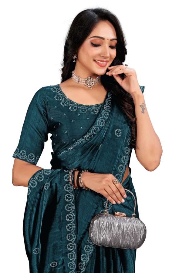 Majestic Charm Collection Gajanand Saree Exclusive - Image 6