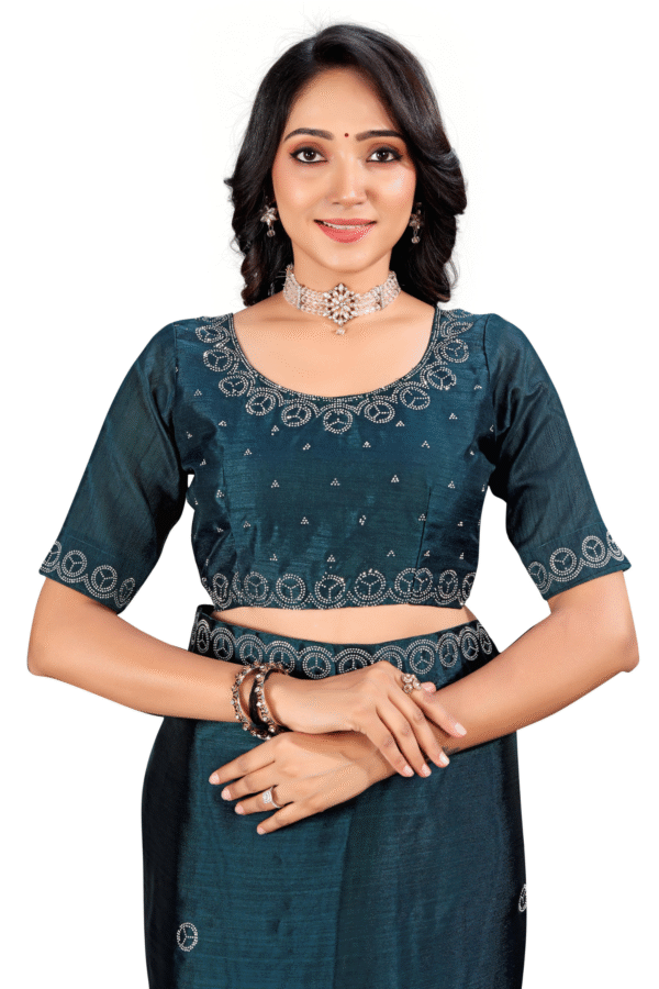 Majestic Charm Collection Gajanand Saree Exclusive - Image 2