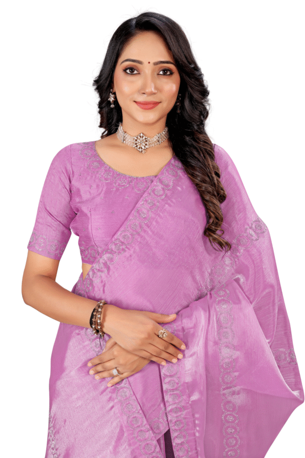 Pure Swaroski Saree - Image 2